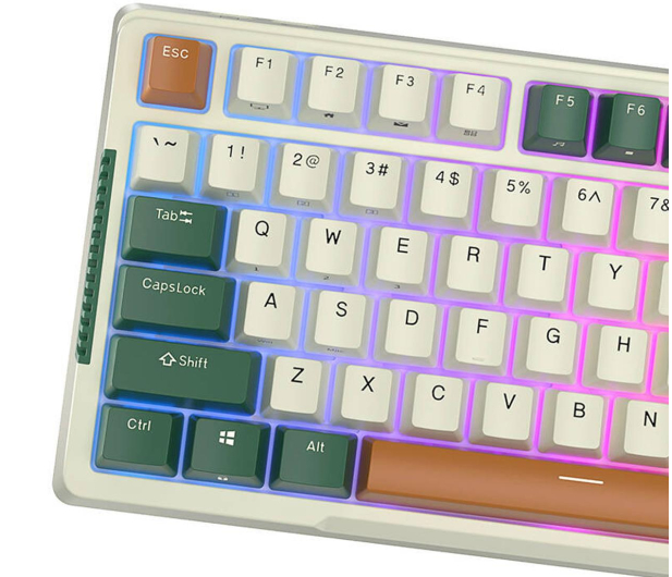 Royal Kludge RKH81 RGB (Sky cyan switch) - Zielona RKH 81 skycyan green - 1198934 - zdjęcie 7